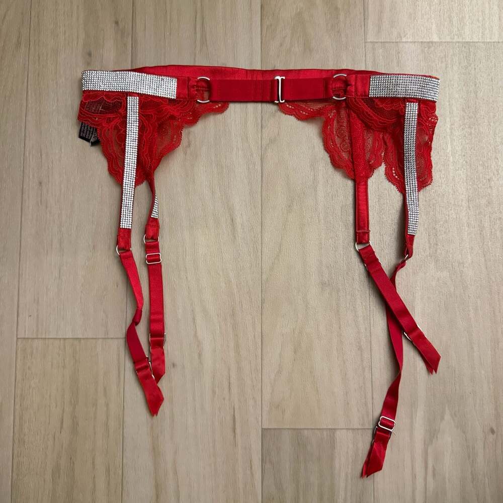 Victoria's Secret Very Sexy Rhinestone Logo Garter Belt - Picture 4 of 4